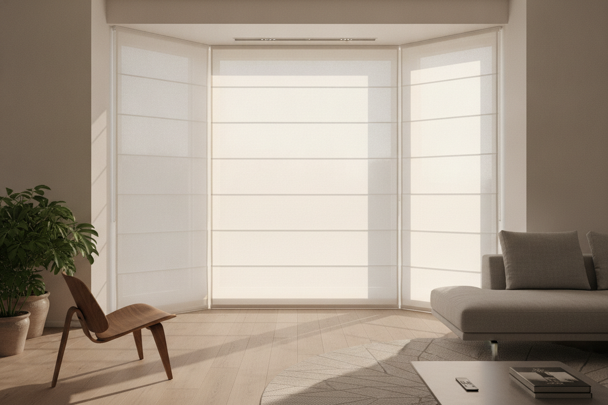 Bay Window Roman Shades: Angle Geometry, Fold Profiles, and Styling Guide