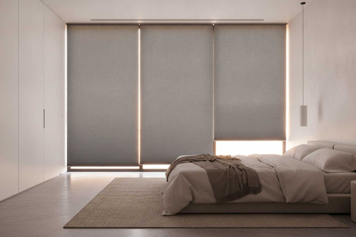 Room Darkening Cellular Shades: The Architectural Guide to Cell Geometry, Light Control, and Mounting Precision
