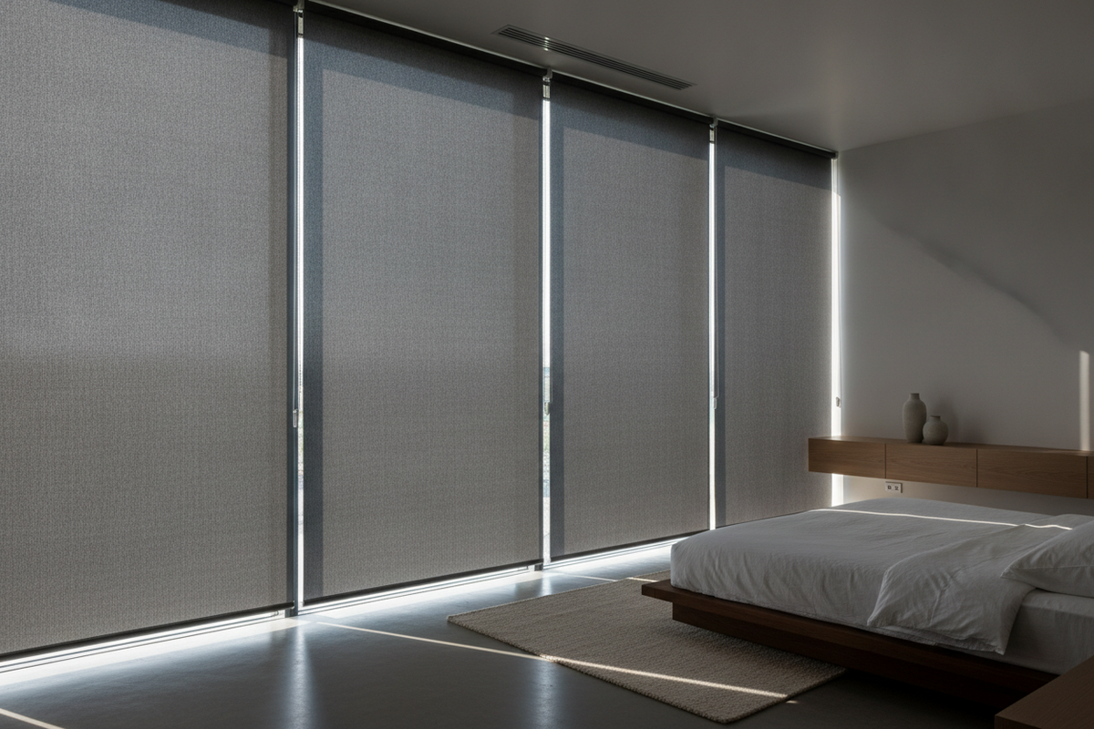 Blackout Roller Shades Motorized: The Architectural Guide to Light Sealing, Power Systems, and Clean Design