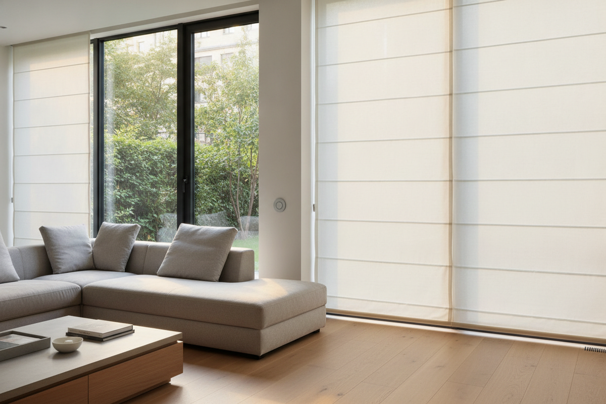 Motorized Roman Shade Architectural Guide: Automated Pleats, Power Systems, and Fabric Dynamics