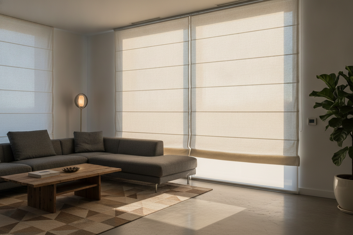 Contemporary Roman Blinds: Architectural Guide to Modern Folds, Fabrics, and Clean Window Styling