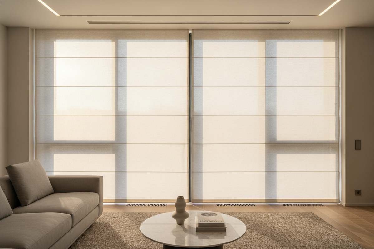 Top-Down Bottom-Up Roman Shades: The Architectural Guide to Fabric Folds, Privacy, and Light Control