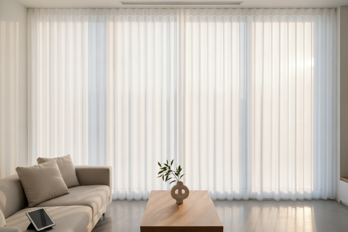 1-Inch Mini Blinds Design Guide: Slat Scale, Casing Depths, and Layered Styling