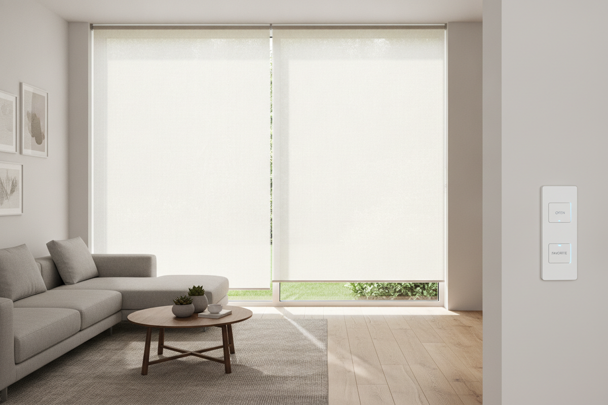 Solar Shades 1% Openness Guide: Glare Control, View Preservation, and Room Styling