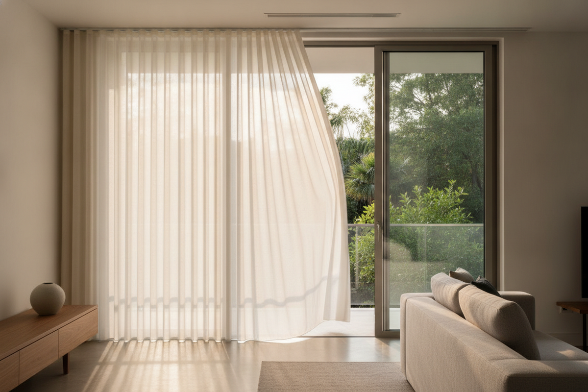 Bali Vertical Blinds Guide: Vane Materials, Curved Vinyl Geometry, and Sliding Door Styling