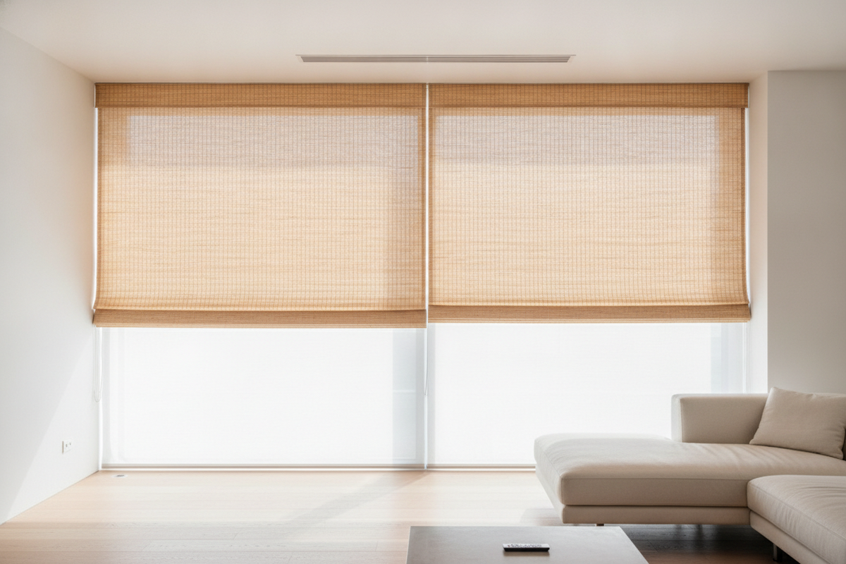 Bamboo Blinds with Liner Guide: Privacy, Light Control, and Fold Architecture