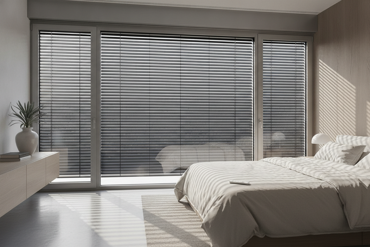 Black Mini Blinds Guide: Materials, Cordless Lift, and Light Control