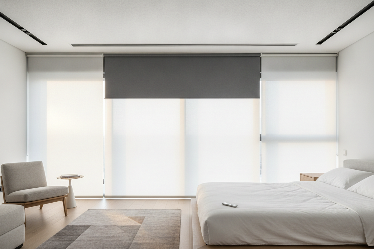 Blind Screen Blackout Guide: Dual Screen Mechanics, Horizontal Tracks, and Light-Sealing Design