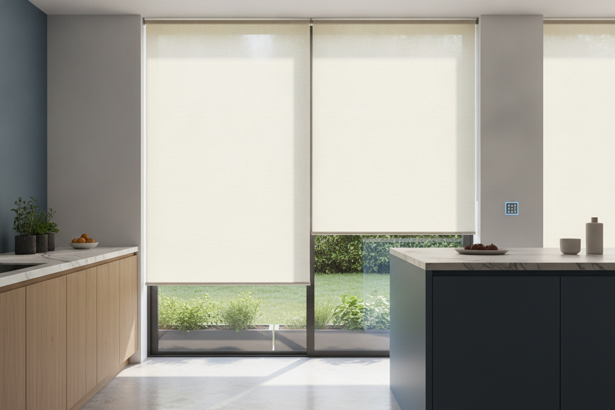 Blinds for Kitchen Window Design: Splash-Zone Durability, Material Profiles, and Light Modulation