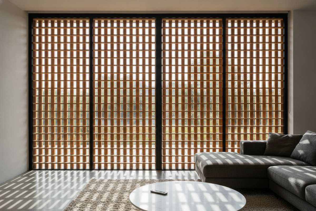 Wood Slats Blinds: Architectural Slat Proportions, Timber Finishes, and Precision Light Control