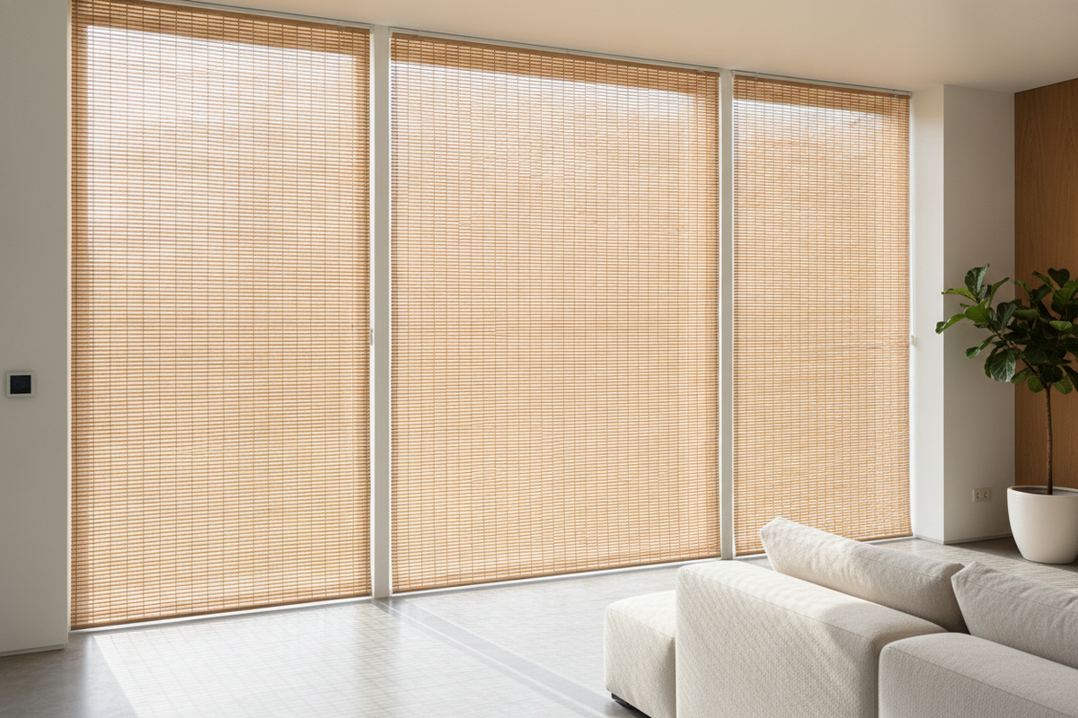Cordless Bamboo Blinds: Mechanical Operation, Natural Weave Dynamics, and Architectural Window Styling