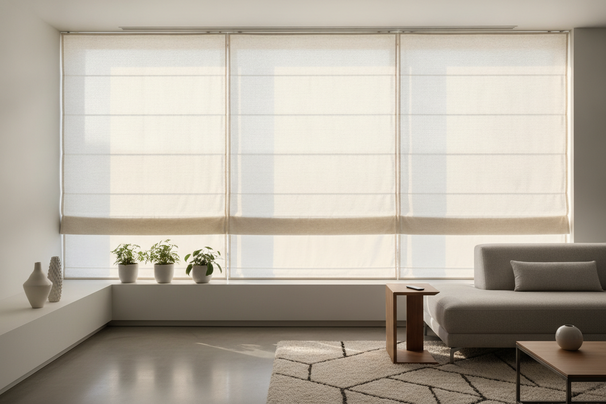 Roman Shades for Shallow Depth Windows: Best Styles