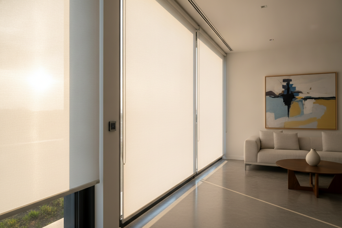 Light Filtering Roller Shades: Privacy and Light Control