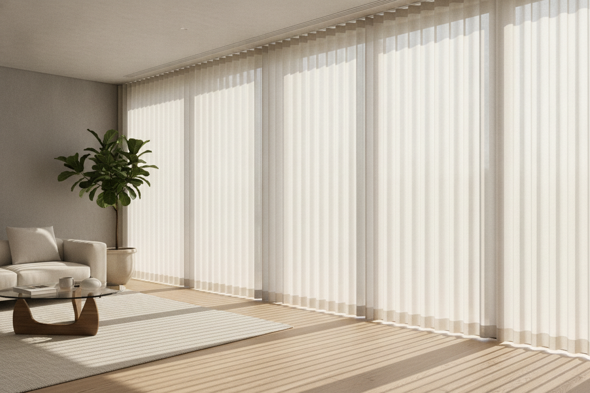 Classic Fabric Vertical Blinds: Buying and Fit Guide