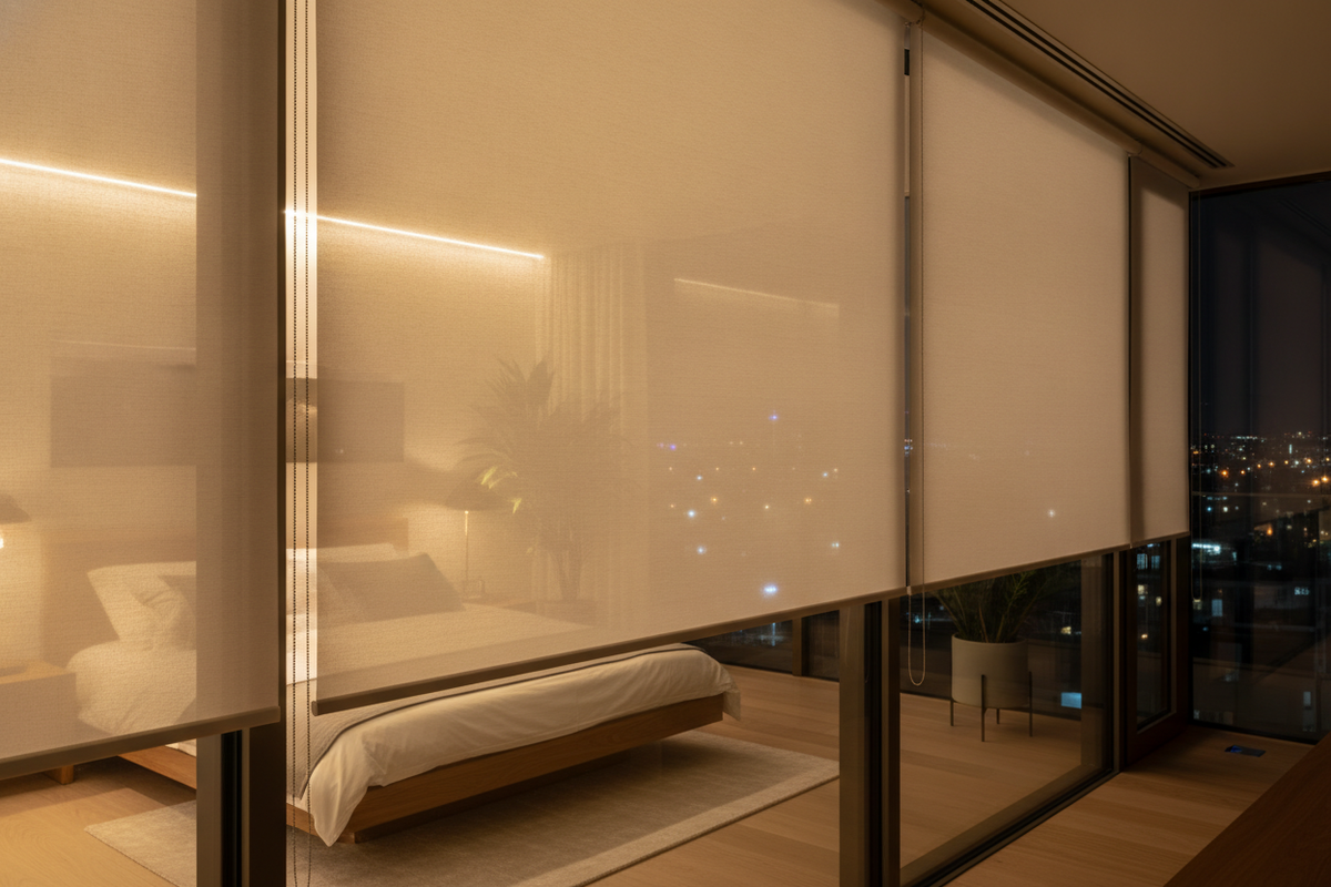 Blinds at Night: What People Outside Can See