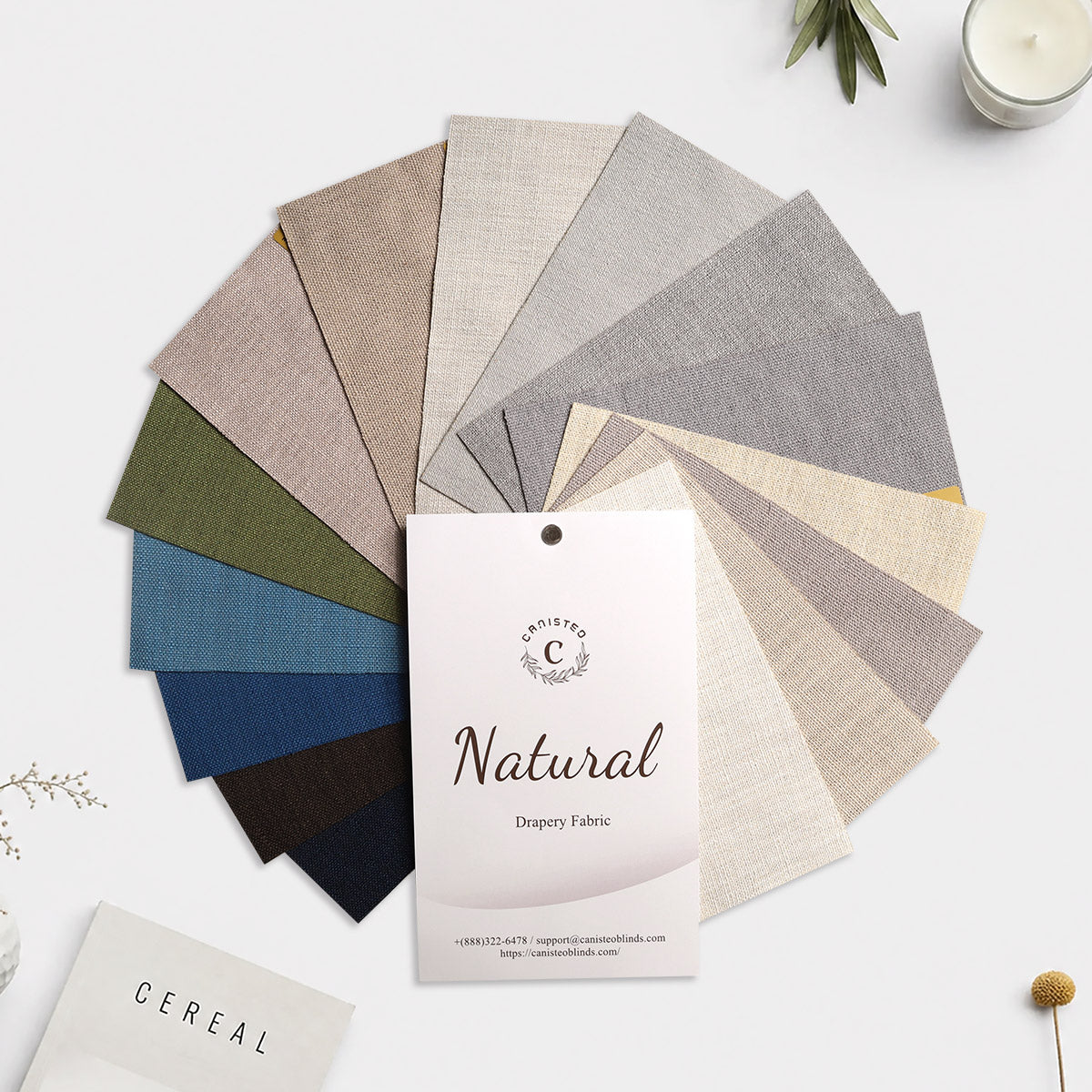 Drapery Fabric Samples | Natural