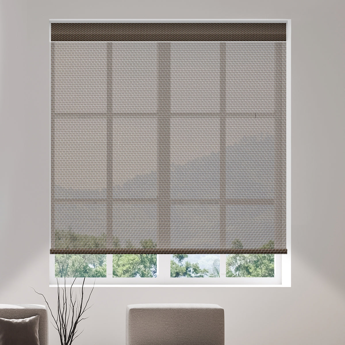 Canisteo Motorized Roller Shades | Translucent | Sunny
